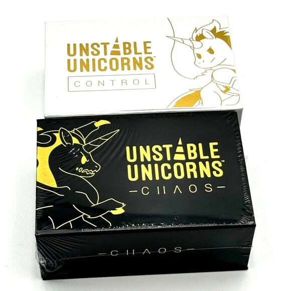 NEW Unstable Unicorns Control & Chaos Combo Teeturtle Kickstarter exclusive game - Picture 2 of 3